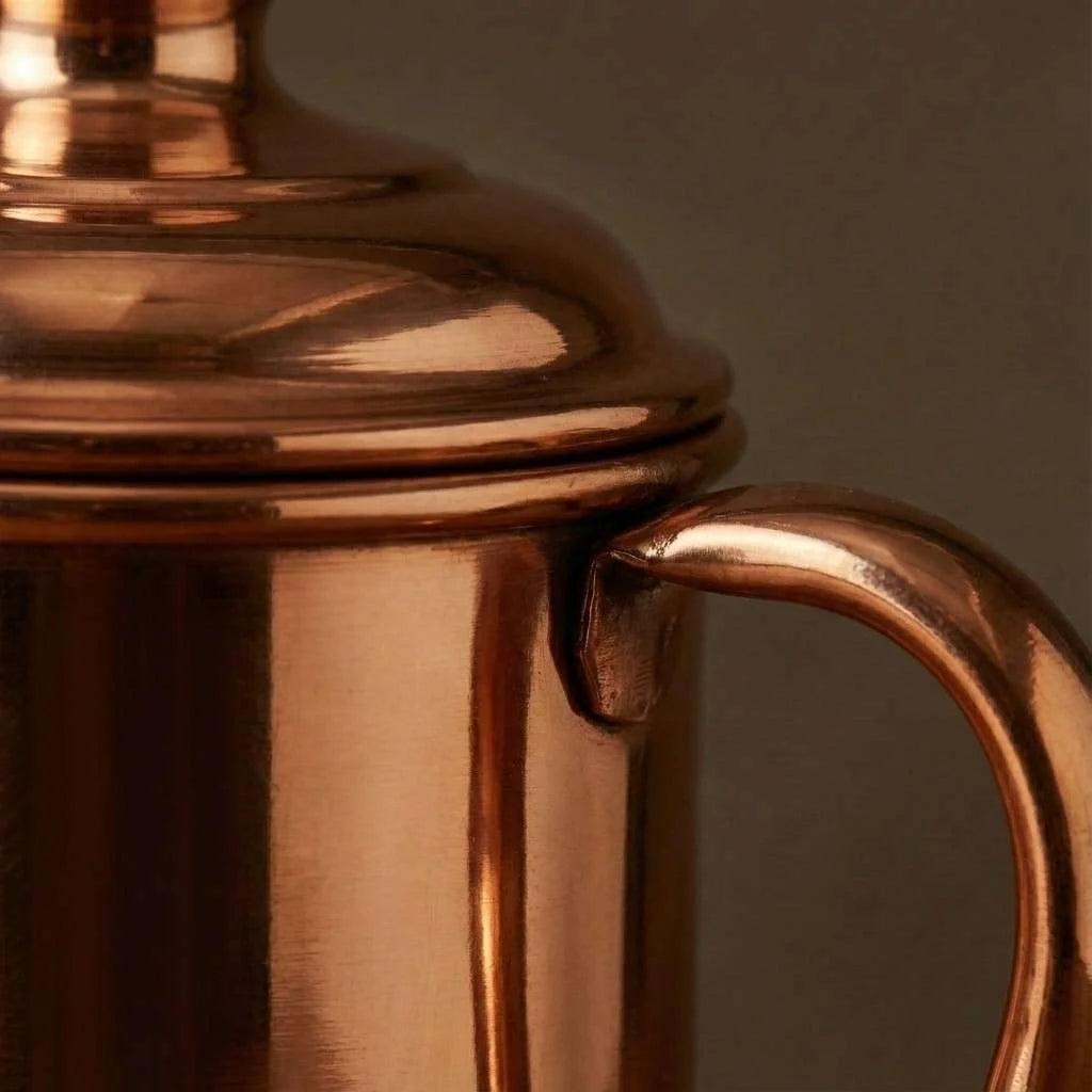 Hammered Copper Jug 2L | Pure Copper Water Jug